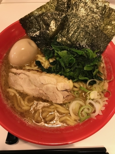 「鶏ラーメン・醤油（大盛り）＋味玉」@麺家 鶏豚大将 横浜東戸塚店の写真