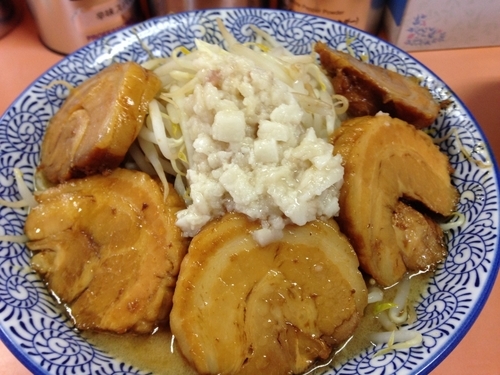 「豚Wラーメン」@ブタキング 札幌環状店の写真