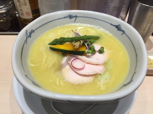 「鶏白湯Soba 950円」@銀座 篝 Echika池袋店の写真
