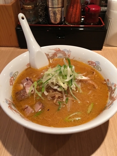 「みそラーメン」@さっぽろ 火武偉 恵比寿店の写真