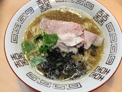 「煮干し中華そば ¥780  かに和え玉¥250」@㐂九八 ～garage～の写真