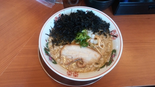 「岩海苔煮干らぁ麺」@吟醸煮干 灯花紅猿の写真