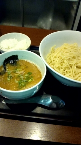 「つけ麺（大盛・あつもり）」@中華そば おかべの写真