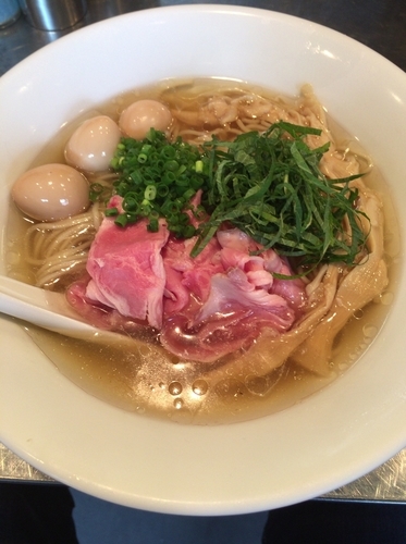 「冷し煮干清湯 塩 ¥800」@さんじの写真