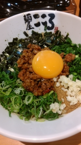 「台湾まぜそば(ｵｰﾌﾟﾆﾝｸﾞ500円,並,追い飯無料)」@麺屋こころ 柏店の写真