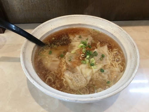 「ワンタン麺   710円」@大龍軒 小作店の写真