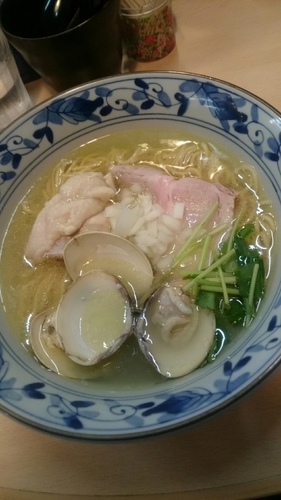 「鶏とハマグリの中華そば  ８５０円」@㐂九八 ～garage～の写真