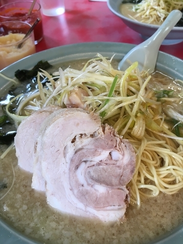 「ネギチャーシュー麺 コッテリ」@新ラーメンショップ 狭山本部の写真