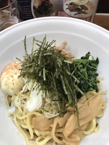 「油そば大盛」@湘南やま屋の写真