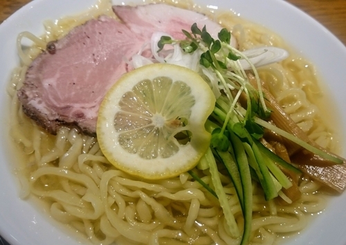 「冷やしイリコそば（夏限定）」@中華そば 二階堂の写真