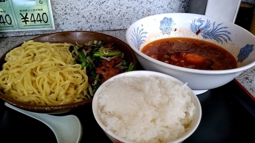 「スタミナつけ麺＋ライス」@大連 本店の写真