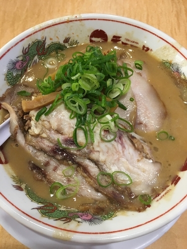 「豚トロ2倍盛りチャーシュー麺(こってり)」@天下一品 三郷店の写真