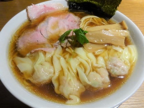 「わんたんめん　　850円」@中華そば 二階堂の写真