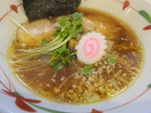 「醤油 （細麺） ＋ ごはん ＋ 自家製ぬか漬け　　980円」@らーめん天神下 大喜の写真