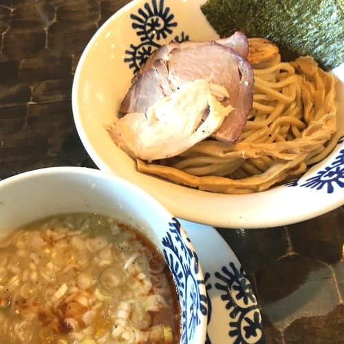 「海老つけそば（並200g）＋窯焼きチャーシュー」@特級鶏蕎麦 龍介の写真