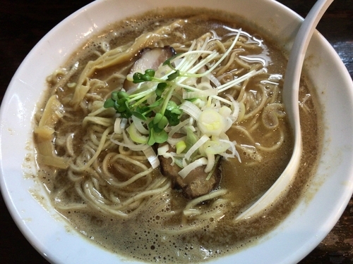 「濃厚煮干らーめん(麺大盛)＋万能替玉(チャーシュー替玉)」@麺屋 一寸星の写真