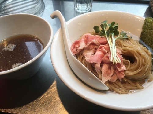 「淡麗煮干昆布水つけ麺（大盛）」@さんじの写真