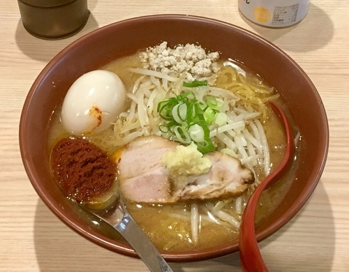 「辛しにんにく味噌煮玉子 930円」@拉麺 大公 南太田本店の写真