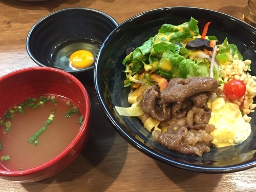 「（60食限定）扇童子コラボ油SOBA¥1000」@麺家 Shumen Doushiの写真