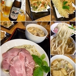 肉煮干うどん 中盛 ￥730