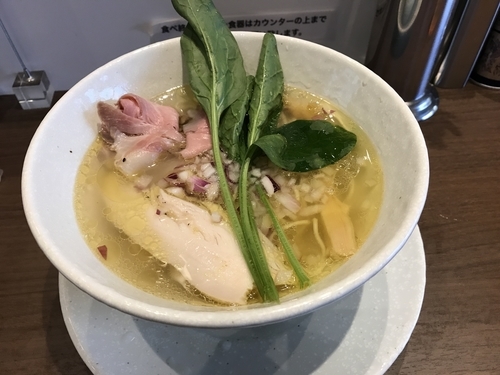 「シャモロック塩そば 800円」@NOODLE CAFE SAMURAIの写真