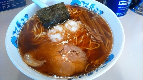 「大ラーメン600円(ネギ増し)」@タンタンの写真