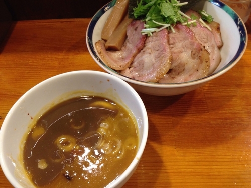 「濃厚つけ麺 + チャーシュー」@らぁめん 葉月の写真