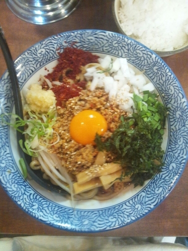 「台湾まぜそば」@ラーメン・まぜそば 麺丸の写真