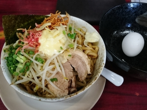 「肉まぜ」@博多長浜らーめん 楓神の写真