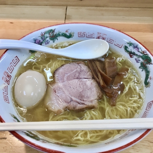 「中華そば中 玉子トッピング」@中華そば さとうの写真