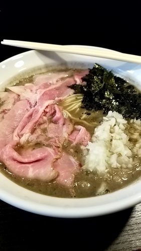 「煮干」@灰汁中華 丿貫 福富町本店の写真