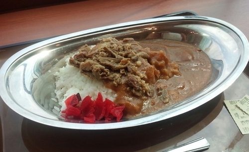 「肉肉カレー780円」@大津サービスエリア（下り線）フードコートどんぶり処なぎさの写真