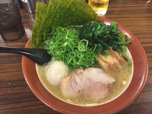 「ラーメン4点盛り + ほうれん草増」@百麺 中目黒店の写真