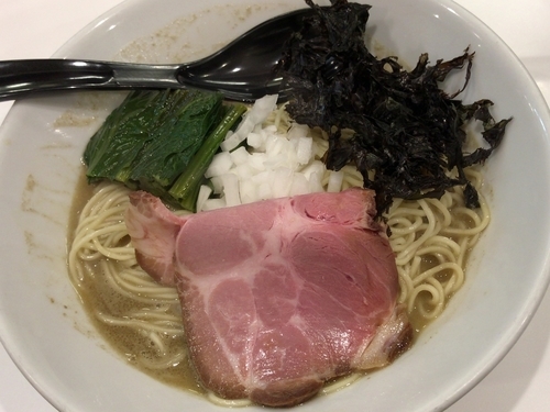 「特濃煮干そば(大盛)」@海老・特濃煮干そば まるはの写真