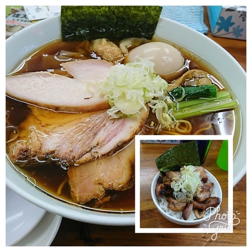 「特製らーめん+肉米」@らぁめん 夢の写真