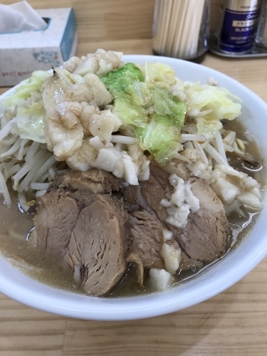 「ど豚骨ラーメン（アブラ、カラメ）」@宮二郎の写真