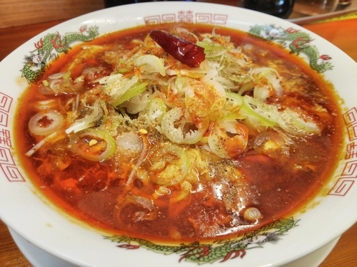 「マーラーメン(太麺)」@ラーメン餃子 なか屋の写真