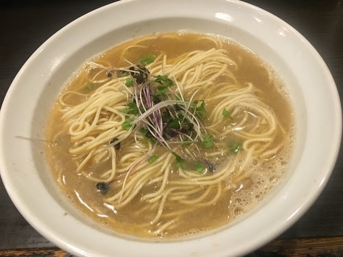 「グジとオマール海老のあえそば」@灰汁中華 丿貫 福富町本店の写真