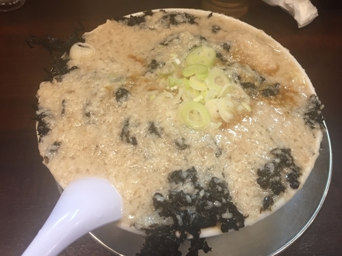 「岩のりラーメン鬼脂 + 特製」@らーめん潤 亀戸店の写真
