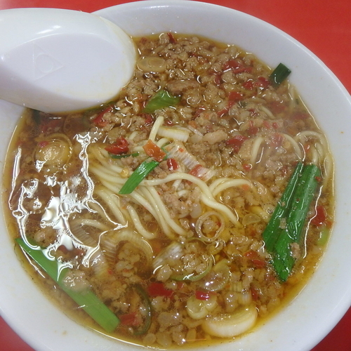 「台湾らーめん・イタリアン(700円)」@味仙 名古屋駅店の写真