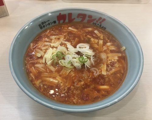 「トマトカレータンタン麺+チーズ」@元祖カレータンタン麺 花虎の写真