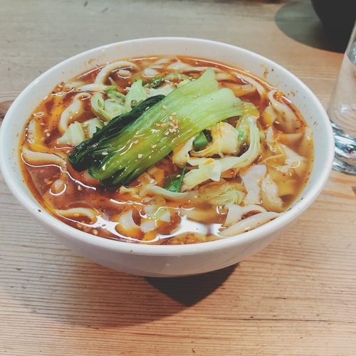 「酸辣麺」@西安料理刀削麺 園の写真