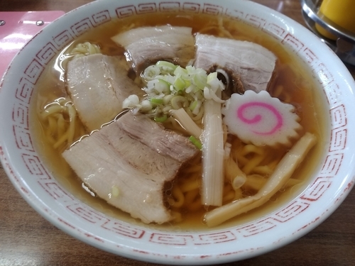 「チャーシューメン(並盛)650円」@食堂なまえの写真