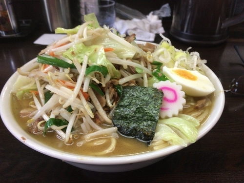 「野菜ラーメン 硬め＋濃いめ」@東池袋大勝軒 しのやの写真