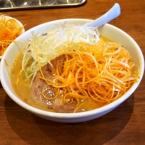 「味噌ラーメン＋辛ねぎ」@ラーメン 嘉祥の写真