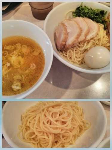 「とんこつしょう油(細麺小)味玉＋替え玉中太麺」@らーめん将貴の写真