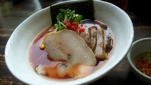 「冷やし梅中華そば」@ラーメン 和なりの写真