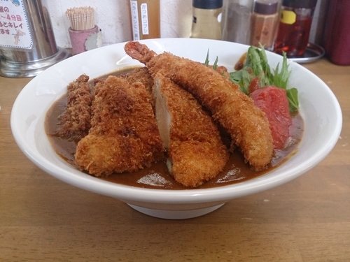 「ぶっかけデミグラトマトカレー C」@MENYA 食い味の道有楽の写真