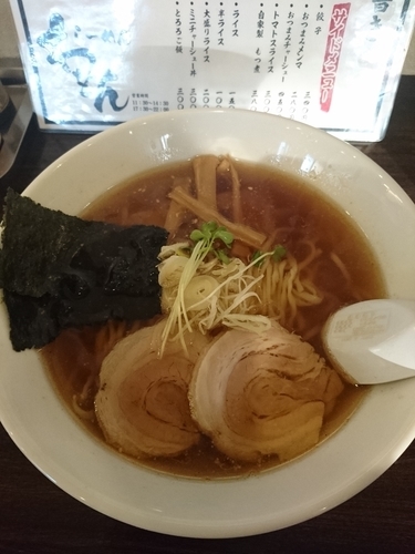 「醤油らーめん 680円」@ラーメンわをんの写真