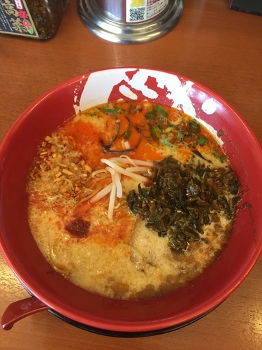 「赤うま牛じゃんラーメンの激辛」@ラーメンまこと屋 平野馬場店の写真